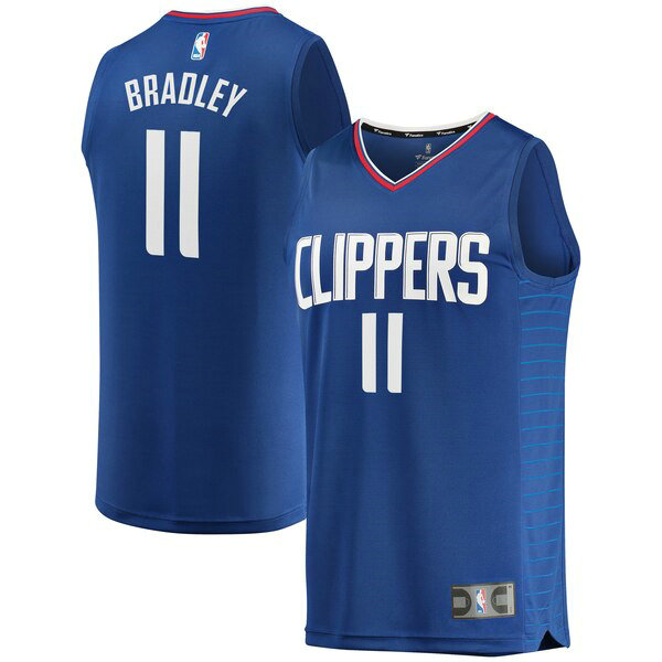 Maillot Los Angeles Clippers Homme Avery Bradley 11 Icon Edition Bleu